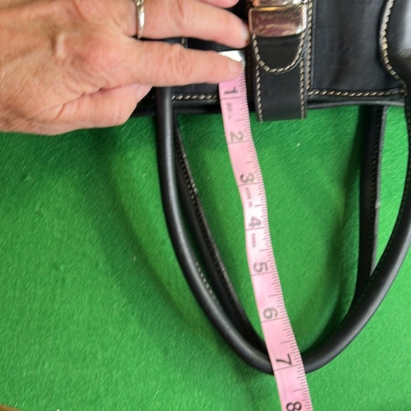 DOONEY & BOURKE SIGNATURE BLACK CANVAS SHOULDER HAND BAG TOTE #K1068110 - Picture 16 of 16